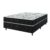 Cama Box Conjugado Casal Espuma D28 138x188x51 Preto E Branco Marsha Plus Umaflex