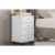 Mesa Cabeceira Casal Presence c/ 4 Gavetas Branco – Demóbile
