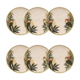 Jogo de 6 Pratos Sobremesa 20 cm Oxford Unni Tropicano