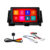 Kit Multimídia 9 Pol Kicks 2016 17 18 19 A 21 22 23 Android Auto CarPlay Qa+ 2 Din Black Piano Espelhamento Android Ios