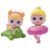 Brinquedo Boneca Lil Cutes Banho com Boia em Plástico Vinil 14cm Sortida e Unitária Cotiplas – 2325