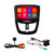 Kit Multimídia 9 Pol Peugeot 207 2006 07 08 09 10 11 2012 Android Auto CarPlay Qa+ 2 Din Preto Espelhamento Android Ios