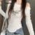 Lovito Camiseta Casual Com Estampa Lisa Para Mulheres LNA74238