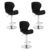 Conjunto 03 Banquetas Slim Material Ecológico Regulagem de Altura