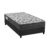 Cama Box Solteiro: Colchão Espuma Ortobom D33/EP Anatômico ISO 100 Ultra Firme + Base CRC Suede Gray(78×188)
