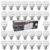 Kit 30 Lampadas Bulbo 20W Luz Branca 127v 220v Soquete E27 Led Avant