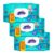 Kit 3 und Toalha Umedecida Estrelinhas 120 Folhas