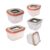 Kit Potes Encaixáveis Conect Plástico Coloridos Plasútil