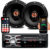 Kit Par Som Alto Falante 6 Polegadas Triaxial  240w 4Ohms spin