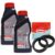 Kit Óleo da Bengala Cb 300f Twister / Cb 500f / Cb 500x / Cbx 250 Twister Gt Oil 10w + Retentores