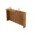 Bancada Ilha Cozinha Gourmet Imperatriz Ripado 120cm Freijó – Nesher