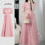 (Trendy) Lovito Vestido Casual Liso Plissado Verão Primavera Rosa Para Mulheres L132ED074