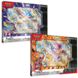 BOX POKÉMON COLEÇÃO LENDAS IMPLACÁVEIS ZACIAN KORAIDON EX COPAG TCG RIVAIS PREDESTINADOS CARTA JUMBO