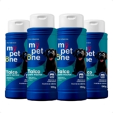 Kit 4 Talco Higienico Perfumado 100G Para Cães Macho Mypetone
