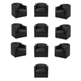 Kit 10 Poltronas para Recepção Hospital Dentista – Balaqui