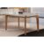 Mesa para Cozinha Londrina c/Tampo Madeirado Vidro Canto Curvo 120x80cm Off White/Imbuia/Vidro Off White – Rufato