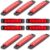 Kit 10 Sinalizador Lanterna Delimitadora Lateral 6 leds 12V 24V Alto Brilho Universal