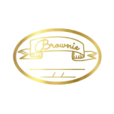 Adesivo “Faixa Brownie com Validade” – Ref.2016 – Hot Stamping – Dourado – 100 unidades – Stickr – Rizzo