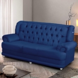 Sofá 2,00m 3 Lugares Suede Finlândia Azul