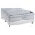Cama Box Casal: Colchão Molas Ensacadas Ortobom Freedom Visco + Base CRC Courano White(138×188)