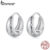 Brincos De Argola De Prata Esterlina 925 Bamoer Com Design De Lágrima , Joias , Presentes Para Mulheres