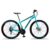 Bicicleta Aro 29 Bike Aço 21 Marchas Velocidades Freio A Disco Cor:azul Celeste