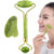 rolo pedra de jade placa gua sha massagem facial anti ruga -facíal massage roller