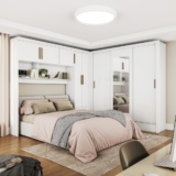 Guarda-roupa Casal Modulado 5 Portas Santiago 3 Portas com Espelho 5 Gavetas