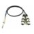 Cabo Splitter Y 1 P10 Stereo X 2 Xlr Fêmea Mono 1 Metro