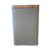 Lata de Metal Quadrada Texturizada – Cinza – 10,5x16cm – 1 unidade – Rizzo