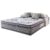 Colchão Casal OrtoFirm 138x188x28 One Face Espuma D45 Cinza