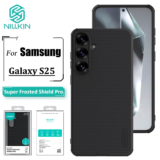 Nillkin Super Fosco Escudo Pro Caso Para Samsung Galaxy S25 De Telefone Ultra Fino TPU + PC Anti Impressão Digital À Pro