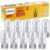 Kit 10 Lampada Philips Painel 12v Esmagada Grande 3w W3w