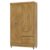 Guarda Roupa Solteiro 103cm 4 Portas Mayra Nature V02 – Mpozenato