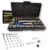Kit Chaves Jogo Catraca Reversível Soquetes 40 Peças Maleta Titanium