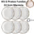 Jogo Conjunto 6 Pratos Fundos Ryo Maresia Areia 22,5cm Oxford Porcelanas