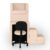 Kit Pedicure Cadeira Poltrona Escada Completo Corano Bege