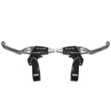 Manete De Freio Cromado Bike Maçaneta V-brake Gta Alumínio Par