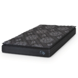 Colchão Solteiro Molas Ensacadas City Pillow Top 88x188x23cm Preto Hellen