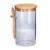 Pote Hermético de Vidro com Tampa e Colher de Bambu 870ml – Tuut