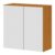 Armário Aéreo 2 Portas 70 Cm Luana 2006803 Cinamomo Branco – Aramóveis