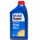 Óleo Lubrificante do Motor Mobil Super API SL 15W40 Semissintético 1L