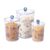 Kit 3 Potes Porta Mantimentos Stitch Herméticos Redondos Disney Plasútil