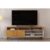 Rack Bancada p/ TV até 70 Pol Flow Ripado c/ 1 Porta 180x60cm Cedro/Bali – DJ Móveis