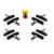 Kit 4 Pares Sapata Pastilha Gts V-brake Orbital 70mm Bike