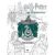 Livro de Colorir Brochura Harry Potter – Sonserina Casas de Hogwarts