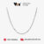 Vnox Colar De Corrente De Moinho De Aço Inoxidável Estilo Hip Hop Masculino 2.7 Mm De Espessura Minimalista Joias À Prov