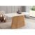 Mesa p/ Cozinha Olivia SC120 c/ Tampo Madeirado c/ Vidro Curvo 180x90cm Nature/Off White – Henn