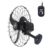 Ventilador de Parede 60cm Oscilante Preto com Grade Metálica Monofásico Goar V60PPRRB (Bivolt)