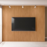 Painel para TV Até 90 Polegadas Arconte Ripado 100% Mdf Nature Fosco 810010 – Pnr Móveis